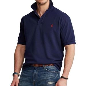 Polo by Ralph Lauren Men’s Cotton Polo Shirt Navy Blue Size M
